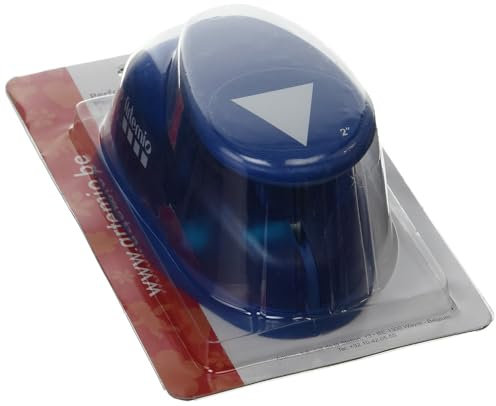 Artemio Riesen-Hebelstanzer 5 cm Dreieck, Kunststoff, blau