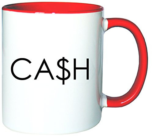 Mister Merchandise Kaffeetasse Becher Cash Ca$h Money Rich Teetasse