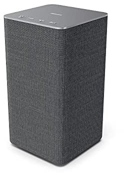 Philips W6205/10 WLAN Lautsprecher Multiroom-Audio für Zuhause kabellos (40 W, Kompatibel mit DTS Play-Fi, Verbindung mit Sprachassistenten, Integrierte LED, Ambilight, Stereoklang) schwarz