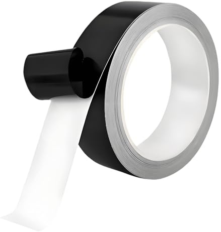 Blackout Tape 1.2 inch x 66 Feet Dark Masking Stickers to Blocking100% of Light, LED Cover Shading Tape for Windows, Electronics, Blinds, Aquarium, Indicator, LCD, Routers, Lamp Strips, Dimming Sheet