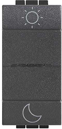 BTICINO Livinglight LN4574CWI - Escenario día/noche - Mando centralizado para luces, persianas y enchufes inteligentes, interruptor WiFi con batería, empotrable, control remoto, automatizaciones