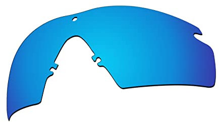 EZReplace Verres de rechange pour lunettes de soleil Oakley Si Ballistic M Frame 2.0 (verres polarisés), Bleu glacier, taille unique