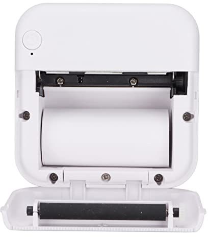 Cuifati -Taschendrucker, Tragbare Bluetooth-Thermodrucker mit 200 DPI Auflösung, und Tragbare Größe, Integriertes 57 X 30 Mm Thermopapier und Premium-Lithiumbatterie(Rosa)