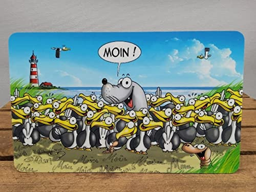 Hösti Frühstücksbrett Robbi Moin (Resopal) ca.23x14cm