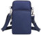 Spldsun Borsetta Porta Cellulare, Borse a Tracolla per Telefono, Borsa a Tracolla Cellulare Piccola, per Uomini, Donne, Riporre Cellulari, Fazzoletti, Chiavi (Blu Scuro)