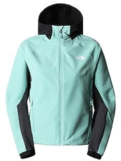 THE NORTH FACE Damen Ao Softshell Hoodie Jacke, Wasabi-Asphalt Grey-TNF Black, M
