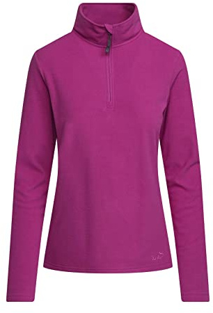 Peter Storm Women's Bracken Half Zip Fleece with Fitted Collar & Hem, Lightweight 60g Brushed Microfleece Midlayer Pullover, Ideal for Walking, Hiking & Outdoor Recreation