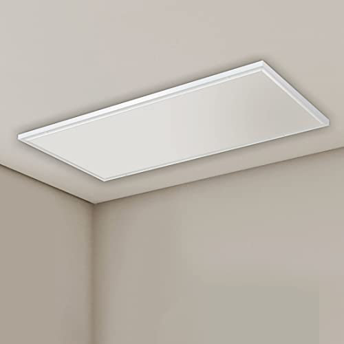 EVOKOR Infrarotheizung Deckenmontage 860W, Infrarotheizung Heizplatte Heizkörper Heizpaneel, Infrarot Deckenheizung mit Überhitzungsschutz, Elektroheizung Energiesparend-1220 * 630mm