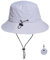 WANYI Unisex Fischerhut Heren Sommer mit Schnur Abnehmbar Sonnenhut Damen Faltbar UV Schutz Sommerhut Anglerhut Wasserdicht Tragbar Bucket Hat Regenhut 55-58cm (Grau)