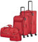 Travelite Chios 4W Trolley L/M + Travel Bag + Beauty Case Red