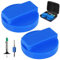 POVTIMS Jack Pad for BMW X3 4 5 Series E36 E39 E46 E60 E90 & Mini Jack Pad Adapters, Silicone Rubber Jacking Pucks 2 Pack Blue