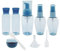 HLIWS 9-teiliges Set Auffüllflasche,Klare Kosmetik Behälter +1 Kunststofftrichter,für Shampoo,Duschgel,Lipgloss,Lotion(10ml/40ml/50ml)