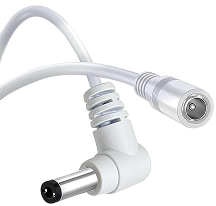 Tonton 3 Meter Verlängerungskabel für ABUS WiFi Pan-Tilt Outdoor Camera PPIC42520/ABUS WiFi Outdoor Camera PPIC44520, GENBOLT ieGeek ZS-GQ2 Kamera 5,5*2,1mm, 90 Grad L-Stecker, für Überwachungskameras