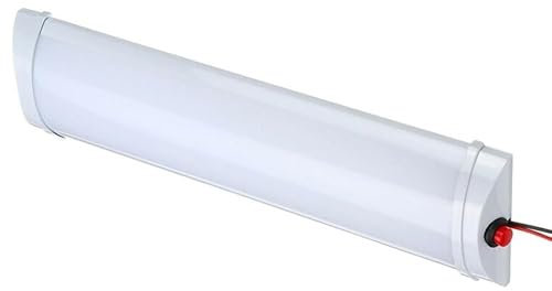 Barre Lampe Lumineuse Intérieure 12V 72 LED Blanc 28cm Reglette LED avec Interrupteur Voiture Camionnette Camping-car Caravane Camion Bateau Cuisine Lumiere Blanche