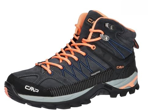 CMP Damen Trekking Schuhe Rigel MID 3Q12946 Antracite-Sunrise