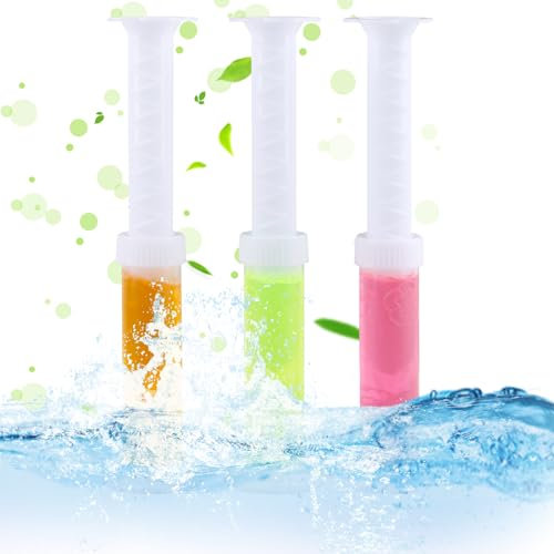 Darryy 3 Stück WC Frische Siegel, 15 Gele, WC Frischesiegel, WC-Frische-Siegel Nachfüller, Starter-Set(F)