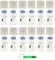 12x Neutro Roberts Deodorante Stick Invisible - Deo Stick,0% Aluminiumsalze,0% Flecken,40ml + Beni Culinari Kostenloser Schlüsselanhänger