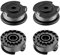 JAMSSOW Ersatzspule Rasentrimmer Spule Kompatibel Mit F016800569 F016800385,Fadenspule für Bosch EasyGrassCut 18/18-230/18-26/18-260/23/26/18V-230/18V-26/18V-260,Art 23SL/26SL/2300/23-28(4 Spule)