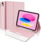 WINCHKING Clavier pour iPad 11 ème A16 2025 - Coque Clavier iPad 10eme Generation 2022, Trackpad Multi-Touch,Rétroéclairage 7 Couleurs, AZERTY