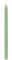 ukiyo 12er Pack dünne Stabkerzen H:20 cm Ø:1,3 cm div. Farben Brenndauer 2,5 Stunden Kerze Advent Weihnachten, Farbe:Green Tea