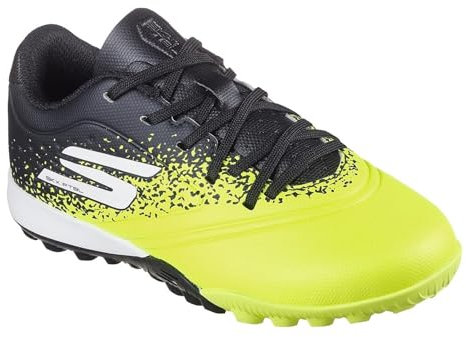 Skechers Boys Razor Jr Youth Tf Astro Turf Football Boots - Yellow/Black, UK4