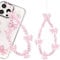 Wincredulous Phone Charms Strap Charm Cellphone Case Lanyard Wrist Strap Beaded String for Earphone Case(Bow Pink,1PC)