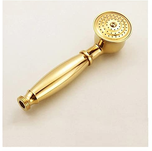 CCKUHN Soffione Doccia in Ottone Dorato con Flessibile Doccia Dorato da 60 Pollici