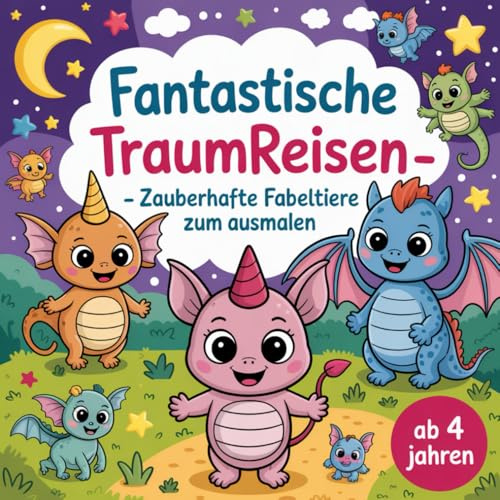 Fantastische Traumreisen - Zauberhafte Fabeltiere zum ausmalen