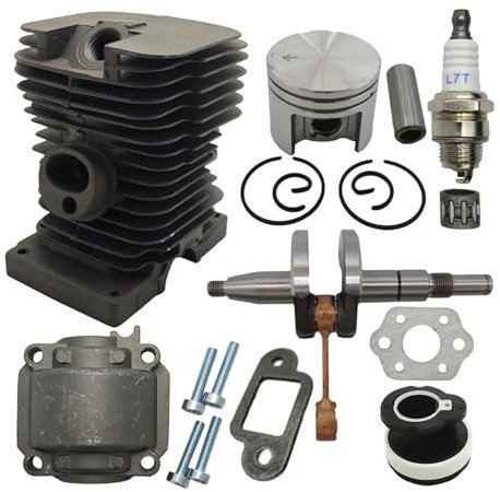 Kit cilindro, pistone, albero motore da 38 mm for motosega Stihl MS 180, 170, MS180, MS170, 017, 018, pezzi di ricambio.