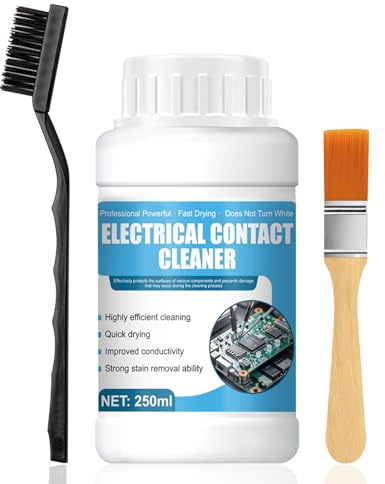 Circuit Board Cleaner, Electrical Contact Cleaner, Contact Cleaner, Highly Efficient Cleaner, Primarily Used for Cleaning Circuit Boards, Metal Parts, and Various Component Surfaces, 250ml (B)