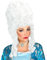 W WIDMANN MILANO Party Fashion 6249R - Perücke Marie Antoinette, grau, extra hoch, 18. und 19. Jahrhundert, Karneval, Mottoparty