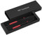 Tombow PLZ-211-2 Schreibgeräteset Zoom 707 Kugelschreiber mit Druckbleistift, schwarz/rot