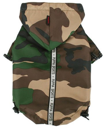 Puppia Base Jumper Regenmantel für Hunde PEAF-RM03 Base Camoflage, Große L L