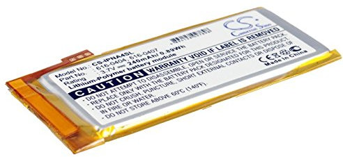 Rechargeable Battery 240mAh For iPod 616-0405, 616-0407, iPod Nano 4th 8GB, Nano 4th 4GB, P11G73-01-S01