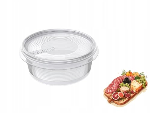 Plast Team 15000101 Frischhaltebox Helsinki, 0,15 l Dose Klar/Deckel Klar