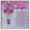 The Grandparent Gift Co. Für sie, Aufsteiger Pink Mosaik Handgefertigtes Glas Kreuz