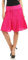 Malito Estate Gonna con Cintura Tratto Mini Midi 1580 Donna Taglia Unica (Rosa Fucsia)
