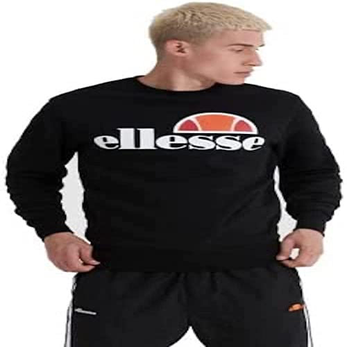 Ellesse Mens SL Succiso Sweatshirt, Black, LGE