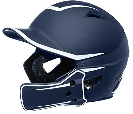 CHAMPRO Legend Plus HX Herren-Schlaghelm, Marineblau, Weiß, Größe L
