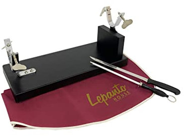 FERRETERIA LEPANTO JAMONERO Bodega Lacado wengué + Cuchillo + CHAIRA + Cubre JAMÓN - LepantoHouse
