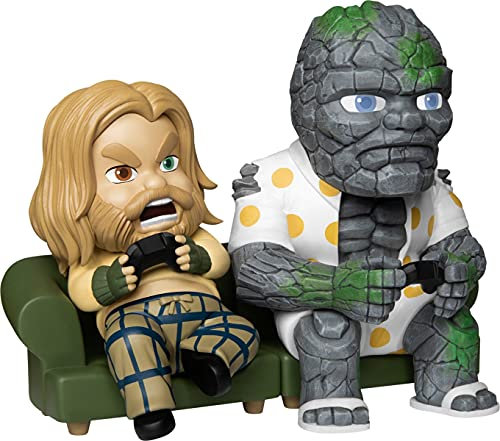 Beast Kingdom Marvel - MEA-025SP - Avengers : Endgame - Serie Bro Thor - Endgame Bro Thor & Korg Game Time