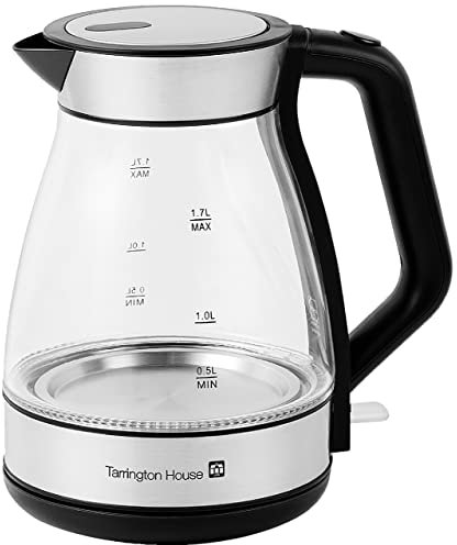 Tarrington House Hervidor WK2200G, vidrio, 1,7 L, 2200 W