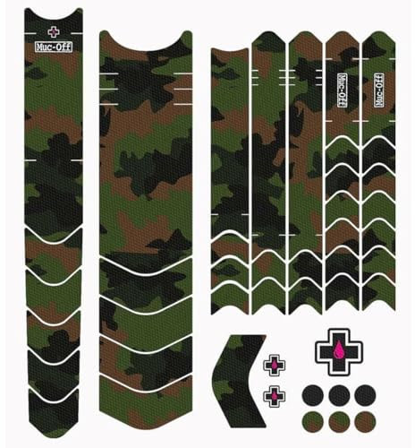 Muc-Off Unisex – Erwachsene Frame Protection Kit-E-MTB-CAMO, Natur, Einheitsgröße