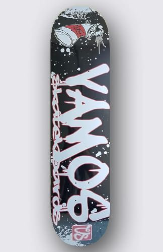 Empire Wheels Vamos Skateboards - OG Black Skateboard Deck inkl. Griptape | 7-Ply Canadian Maple | Diverse Breiten 8,00-8,25-8.50 (8,25)
