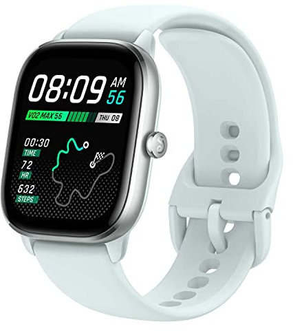 Amazfit GTS 4 Mini Smartwatch Orologio Intelligente, AMOLED da 1,65, Cardiofrequenzimetro, GPS, 5 Posizioni Satellitari, 120+ Modalità Sportive, Alexa, SpO2, 5 ATM Impermeabile, Monitor del Sonno