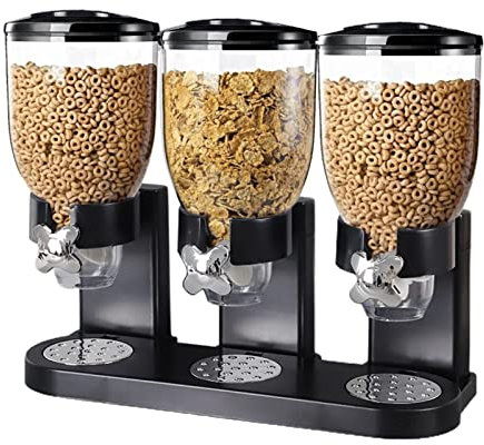 Distributeur de céréales triple distributeur de céréales distributeur de riz distributeur de bonbons distributeur triple distributeur de nourriture sèche comptoir distributeur de nourriture triple
