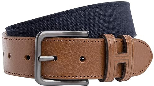 Hackett London Herren OXFORD BELT Gürtel, Brown (Brown/Black), 30
