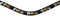 Leone Equipment Stirnriemen Pferd Goldmichung - Stirnriemen Glitzer in Geschenkbox - Stirnband für Pferde Warmblut, Vollblut, Pony (Warmblut/Full)