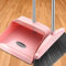 Upright Adjustable Broom and Dustpan Set with 35 Long Handle - Dustpan and Brush Set,Broom and Dustpan Set for Home