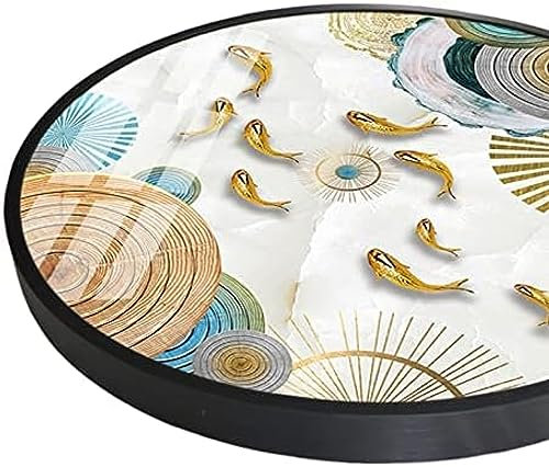 Runder Fotorahmen, Diamantmalerei-Fotorahmen, Wandhängender Fotorahmen Aus Aluminiumlegierung, Fotorahmen Im Nordischen Stil, Dekorativer DIY-Fotorahmen, Gemäldekerndurchmesser 40/50/60/70/80 cm,S